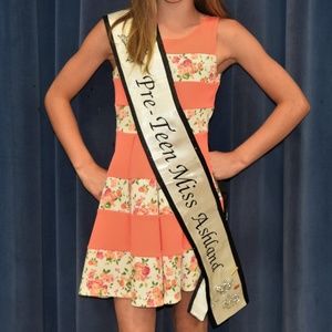 Girl's Pageant Interview Easter Spring Dress Sz 8